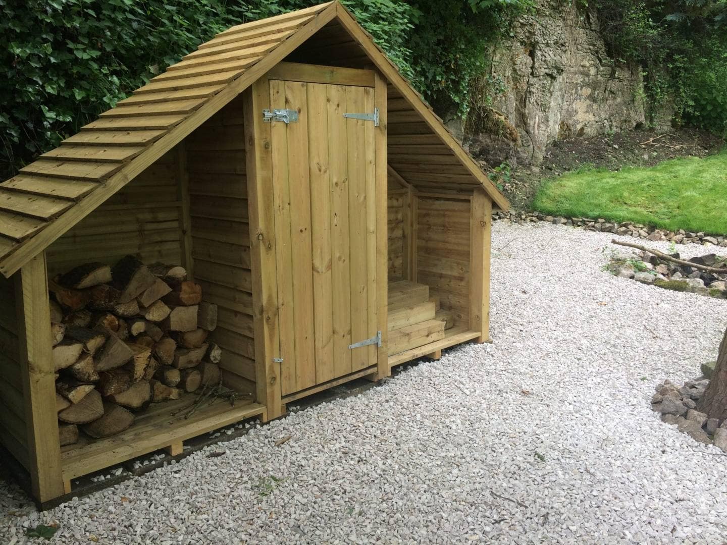 Matlock log store The Garden Supplies Centre